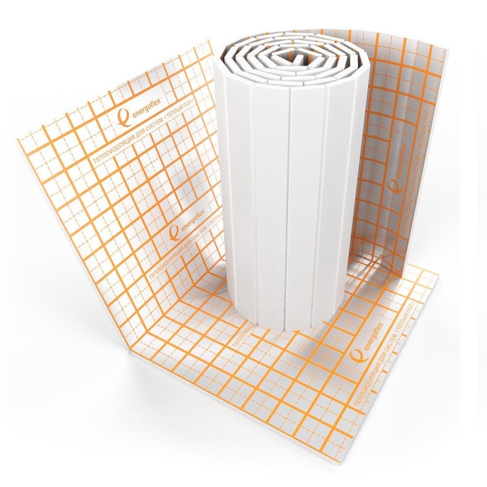 Плита Энергофлекс ENERGOFLOOR TACKER AL 30/1-1,6 DES-sg (в упаковке 9.6м2), EFRP3011/6TKRAL