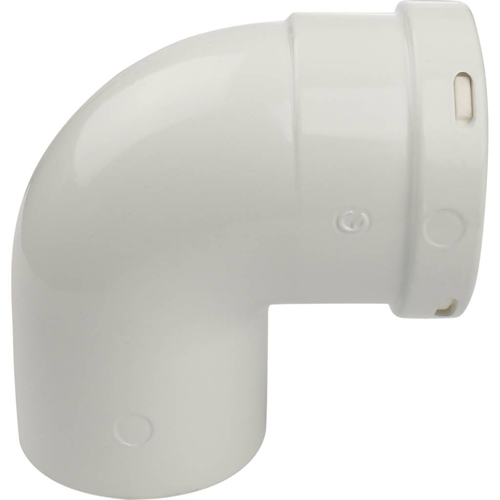 Элемент дымохода STOUT отвод 90° п/м  DN80, SCA-0080-000090