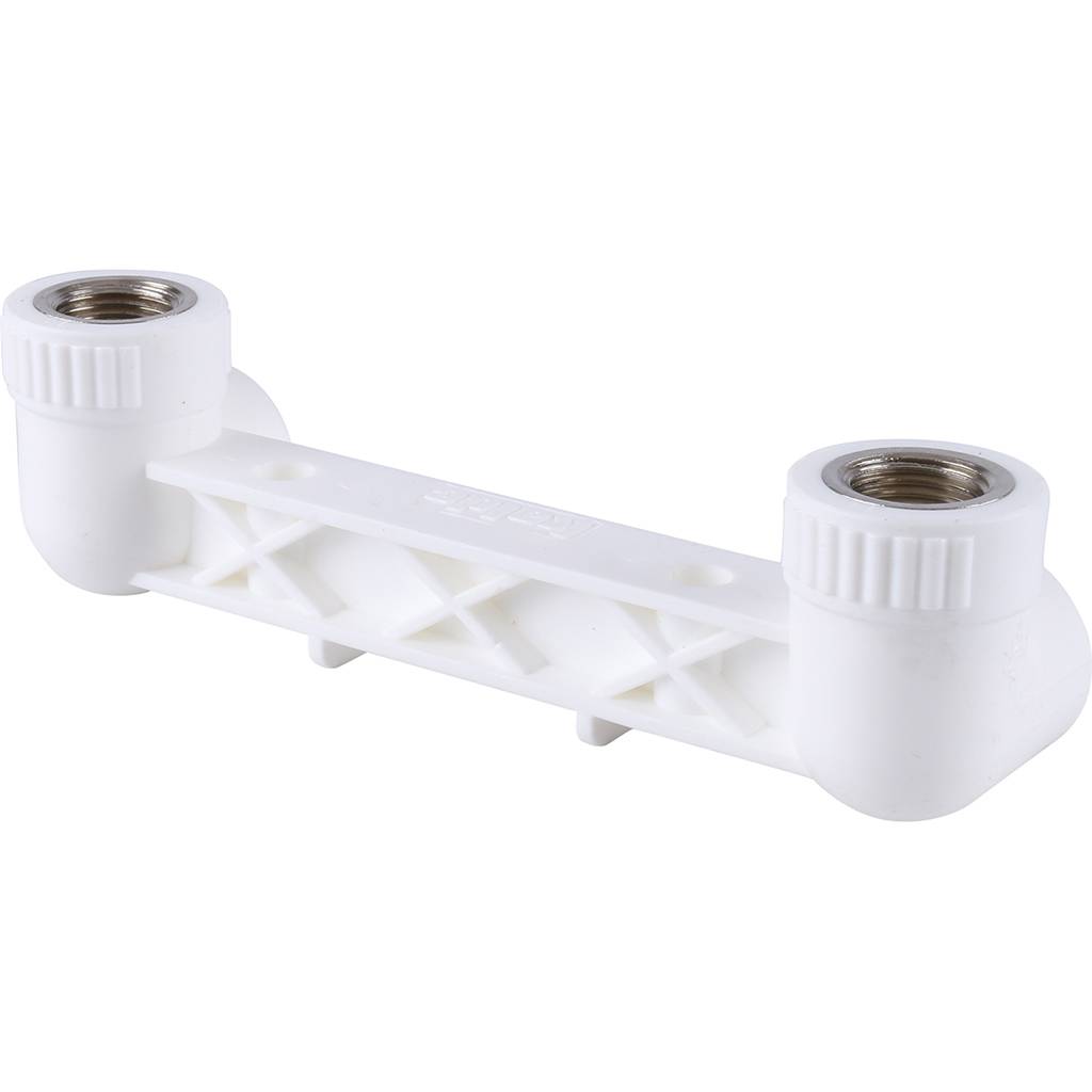 Настенный комплект Kalde 25х1/2 для смесителя для полипропиленовых труб под сварку (цвет белый), 3222-bat-250b05