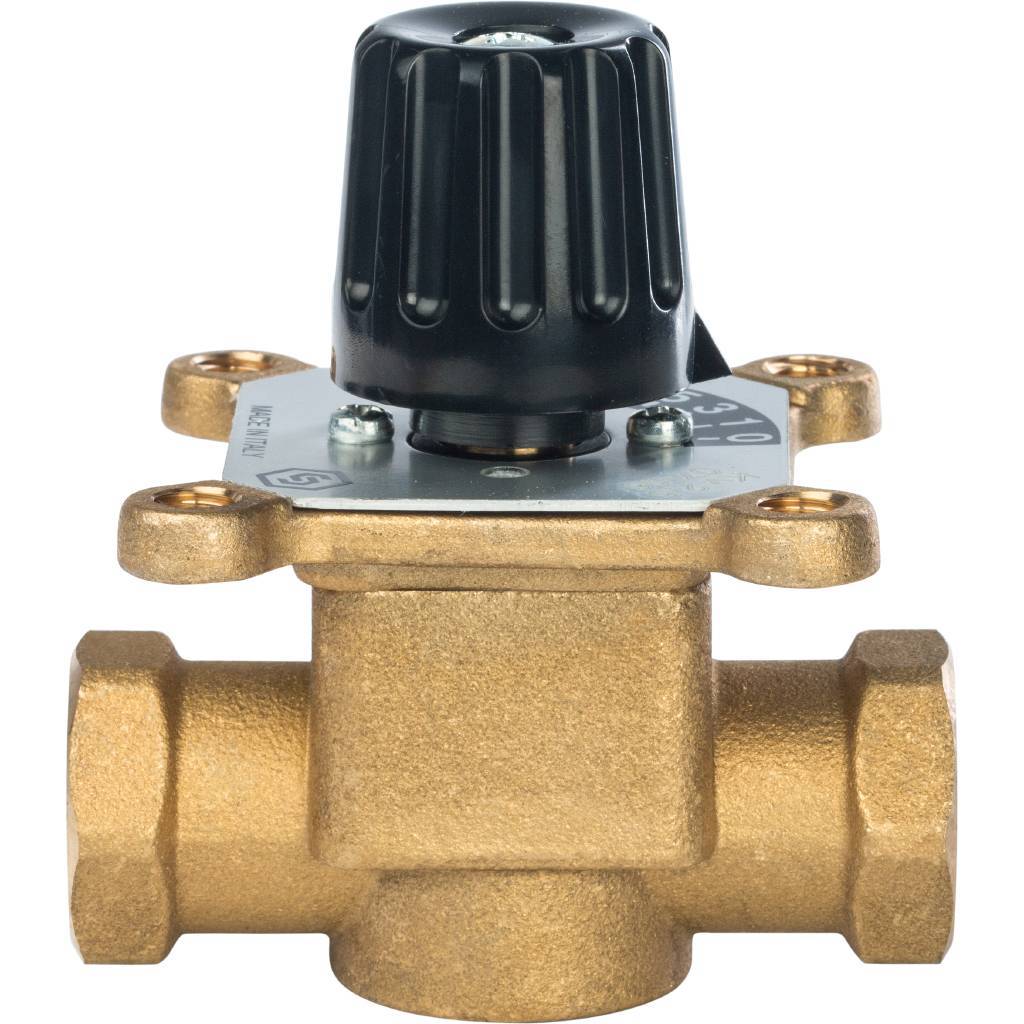 Трехходовой смесительный клапан STOUT 1/2 KVs 2,5