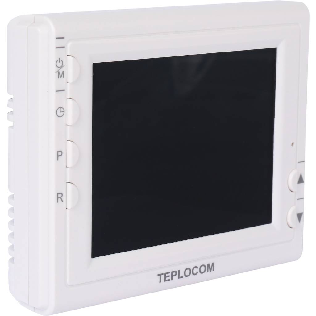 Термостат комнатный Teplocom TS-Prog-2AA/8A, проводной, прогр., реле 250В, 8А, 912