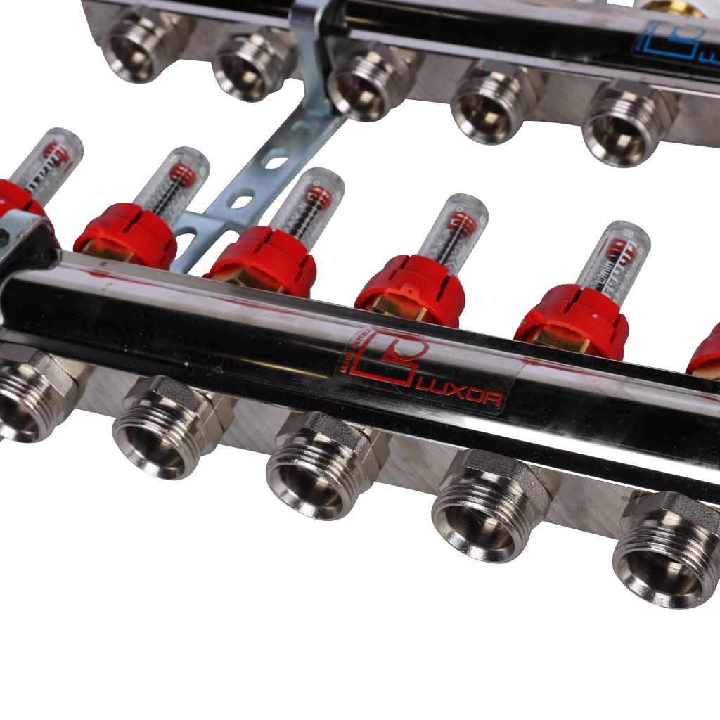 Коллектор в сборе с расходомерами LUXOR CD 477/4