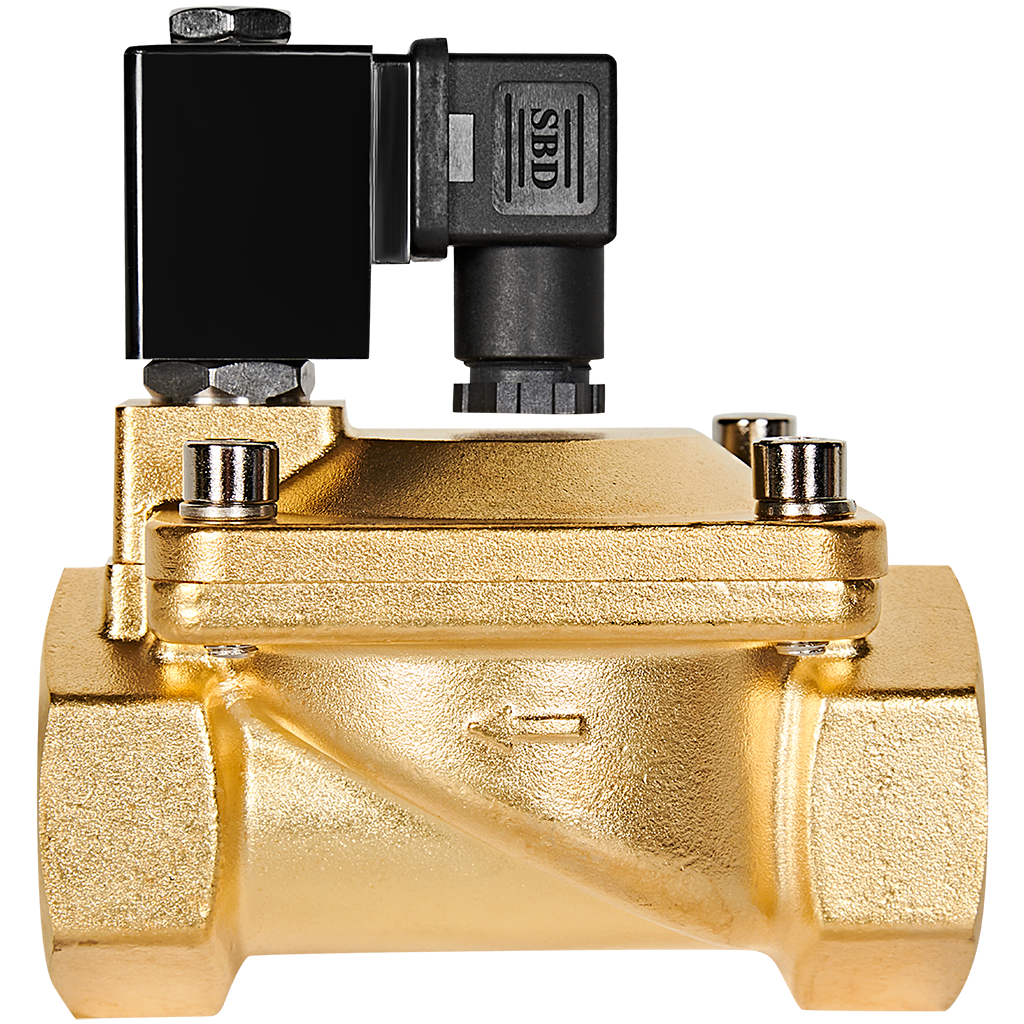 Клапан соленоидный (электромагнитный) STOUT непрямого (пилотного) действия НЗ 220В G1 1/4 SSV-0030-220032