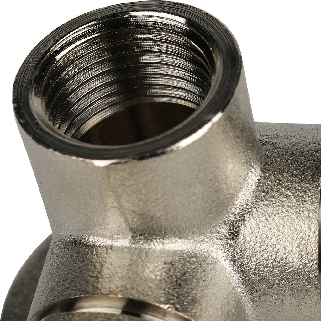 Тройник STOUT настенный с креплением для металлопластиковых труб винтовой, SFS-0014-001216