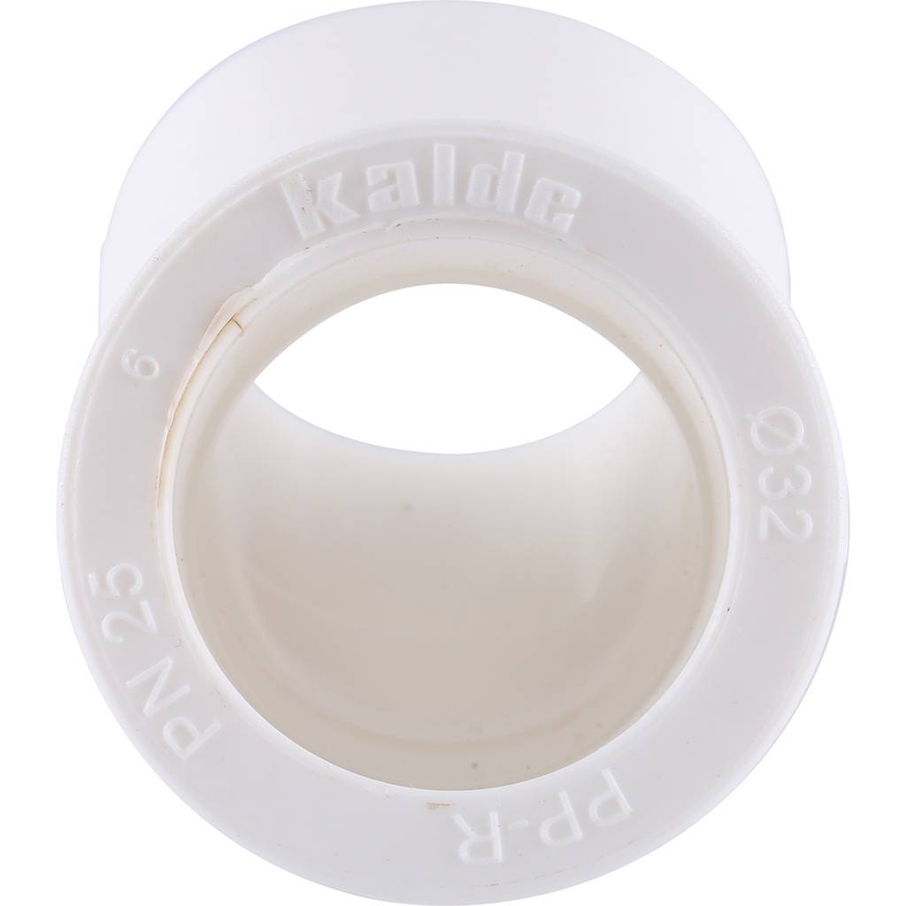 Угольник 45* Kalde d=32 для полипропиленовых труб под сварку (цвет белый), 3212-elb-320045