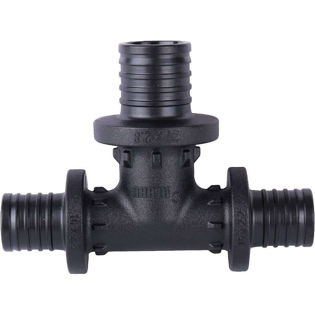 Тройник РЕХАУ RAUTITAN с увеличенным боковым проходом 16-20-16 PX, 11601011001