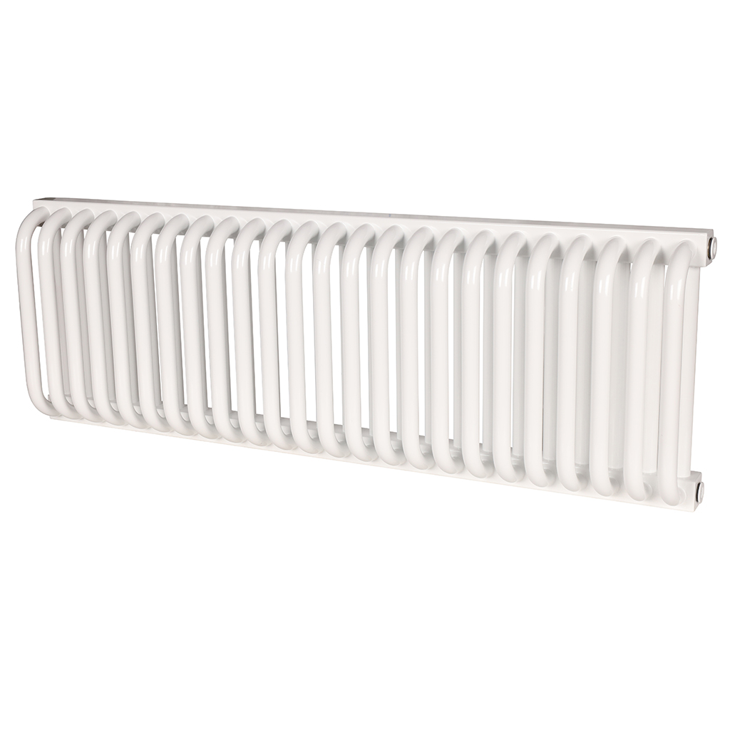 2-х трубчатый стальной радиатор ROMMER RST 2030/24 секции боковое подключение RAL9016, RST-203024-010