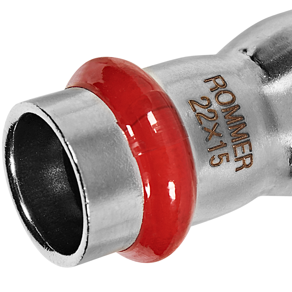 RSS-0020-002215 ROMMER Муфта переходная НПр-ВПр, 22х15, из нержавеющей стали прессовой