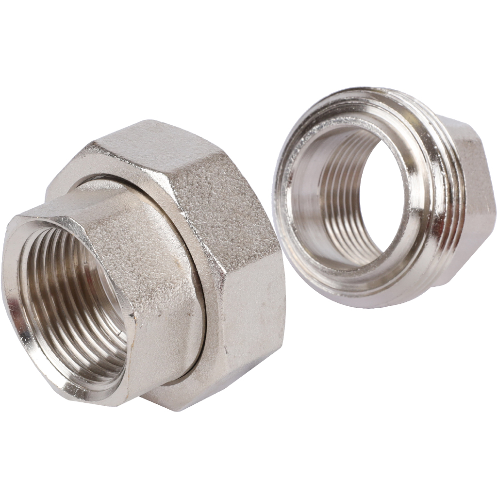 Сгон TIEMME прямой конический, никелированный ВВ 1х1, 1500206