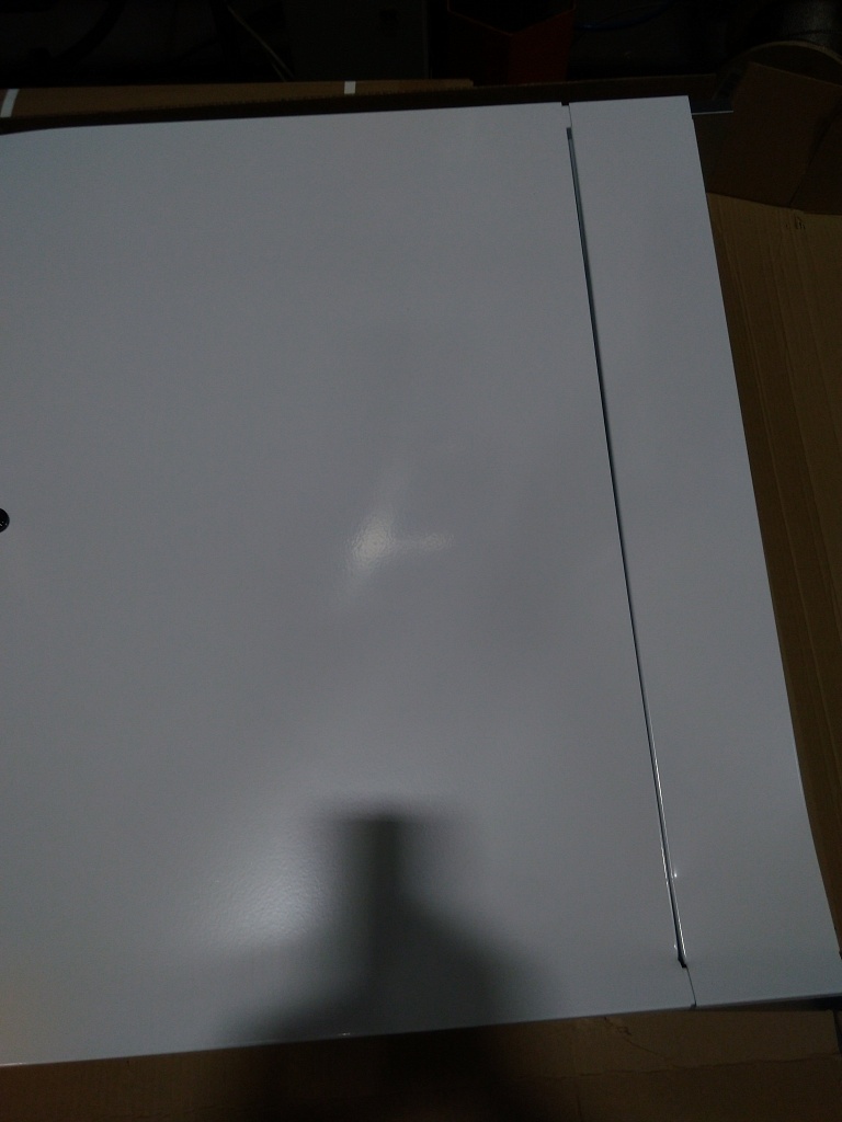 Уцененный товар (замятие ножки, потертости   (БОЙ СКЛАДА)): Шкаф распределительный встроенный STOUT 8-10 выходов (ШРВ-3) 670х125х746