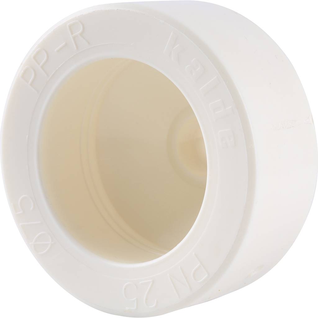 Муфта переходная Kalde 75x20 для полипропиленовых труб под сварку (цвет белый), 3212-rdc-752000