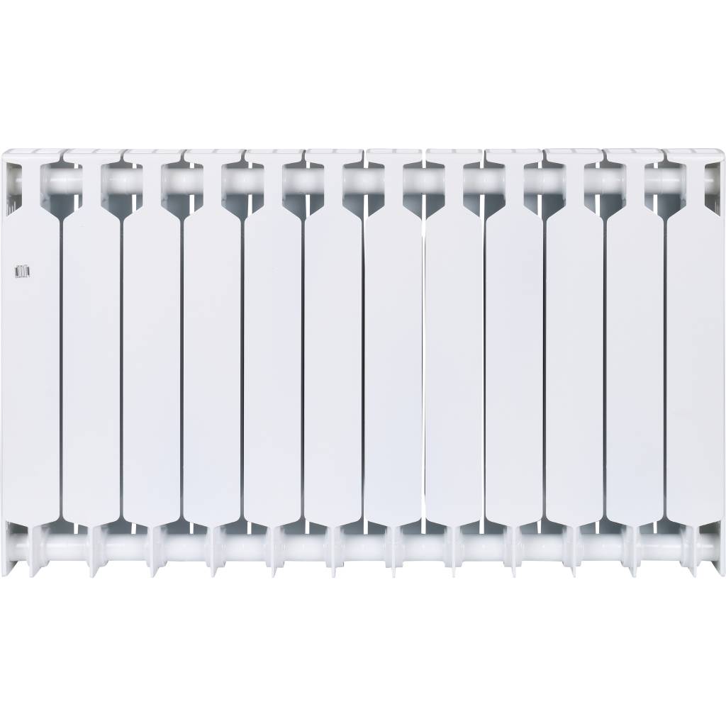 Радиатор биметаллический RIFAR SUPReMO 500 12 секций боковое подключение (белый RAL 9016), 4RS50-12