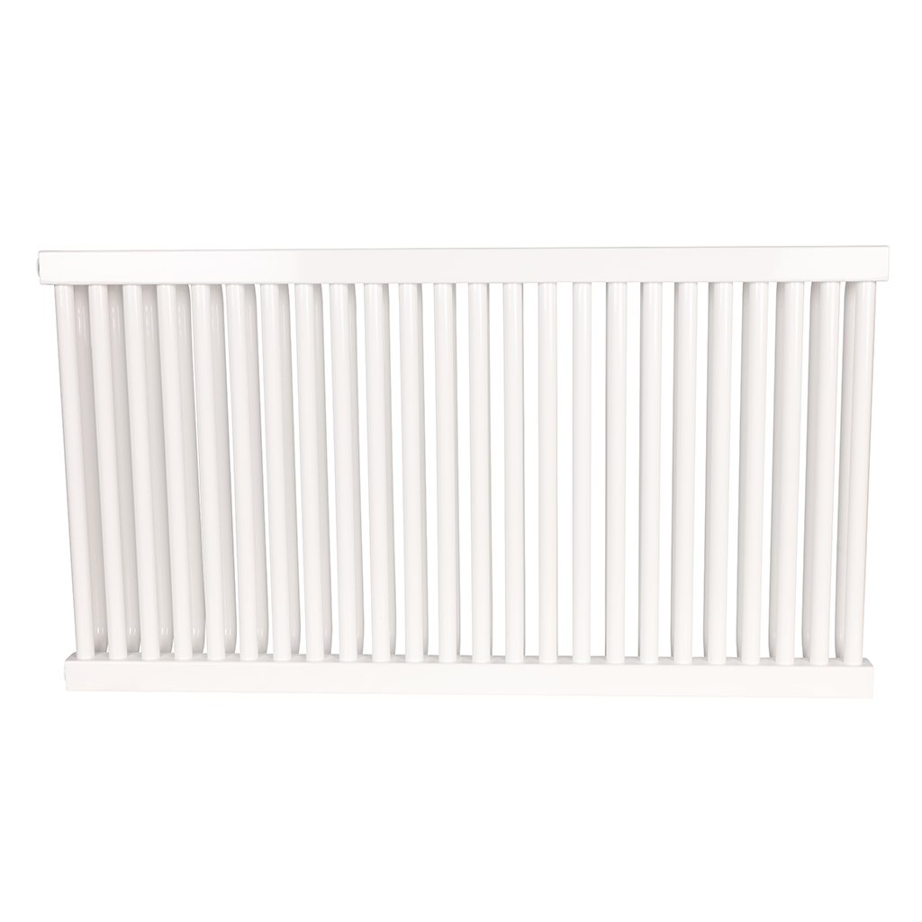 2-х трубчатый стальной радиатор ROMMER RST 2050/24 секции боковое подключение RAL9016, RST-205024-010