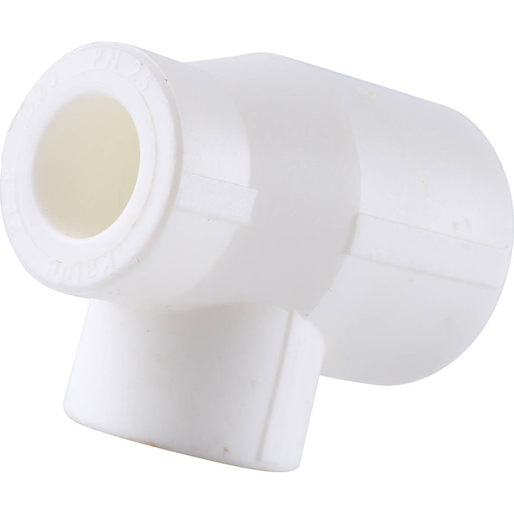 Тройник переходной Kalde 32х25х20 для полипропиленовых труб под сварку (цвет белый), 3212-tio-322520