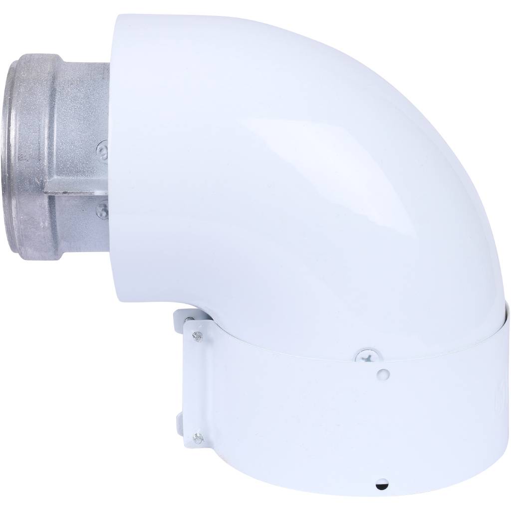 Колено Vaillant 90 град. DN 60/100 белое, 303808