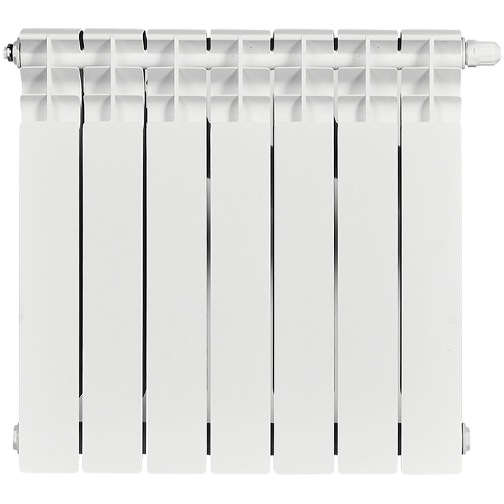 Радиатор биметаллический STOUT TITAN VENTIL 500 7 секций нижнее правое подключение, SRB-3320-050007