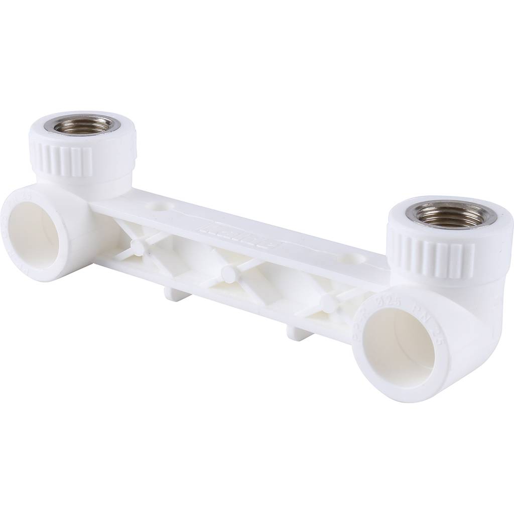 Настенный комплект Kalde 25х1/2 для смесителя для полипропиленовых труб под сварку (цвет белый), 3222-bat-250b05