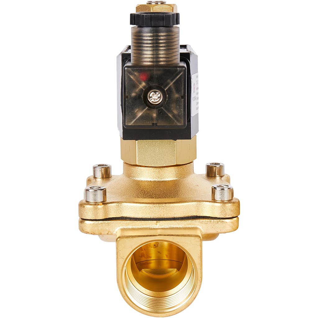 Клапан электромагнитный (соленоидный) двухходовой РОСМА СК-21-25 нормально открытый НО, АС 220В, G1, Ду25, 00000012958