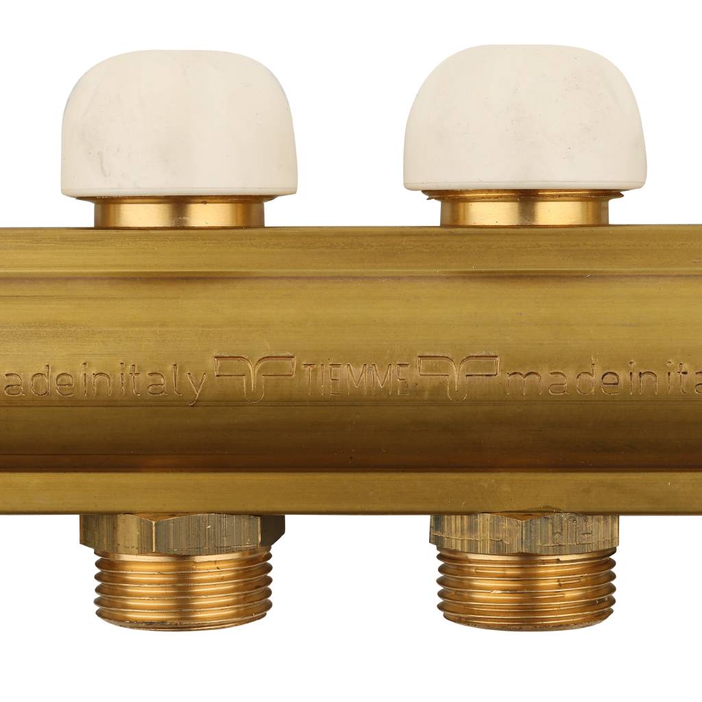 Коллектор в сборе с расходомерами на 6 выходов TIEMME 1х3/4 ЕК, 3870002(3871G060506)