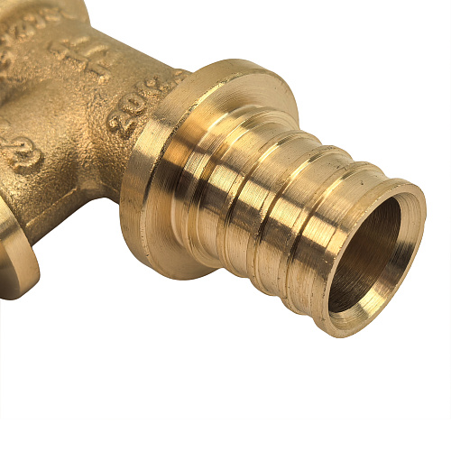 Тройник переходной аксиальный, латунь,20х16х20, желтый, RTP