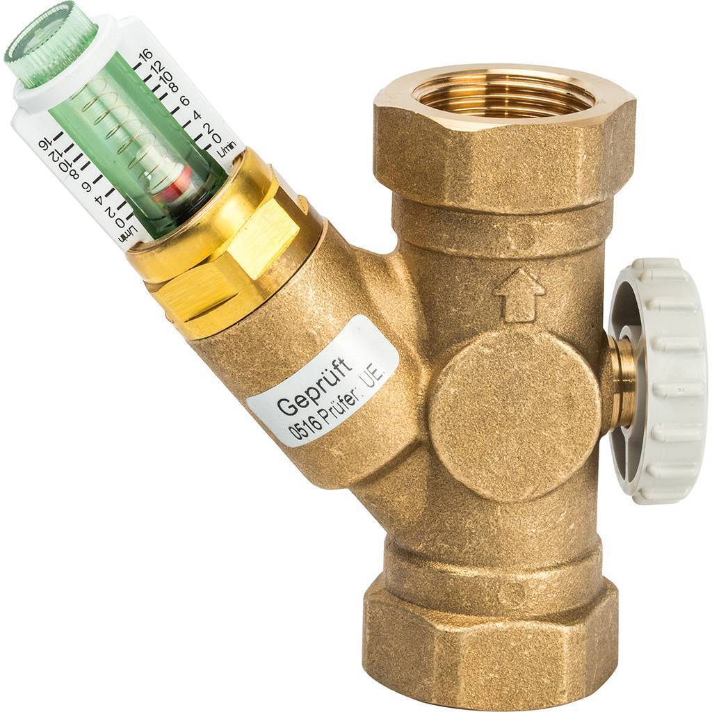 Вентиль Watts ВВ 3/4 баланс ДУ 20, 10010108