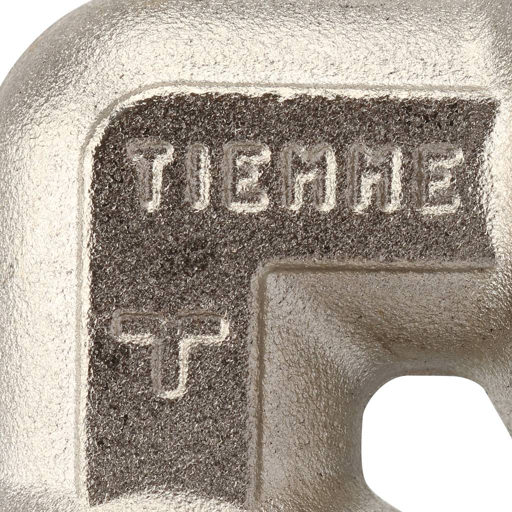 Угольник TIEMME 90° (26х3.0) для металлопластиковых труб винтовой, 1600019