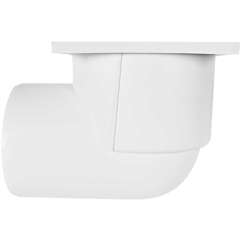 Трап нерегулируемый, боковой Sinikon металлическая решетка 150*150 (Белый) D110, 15.B.110.N.M.B