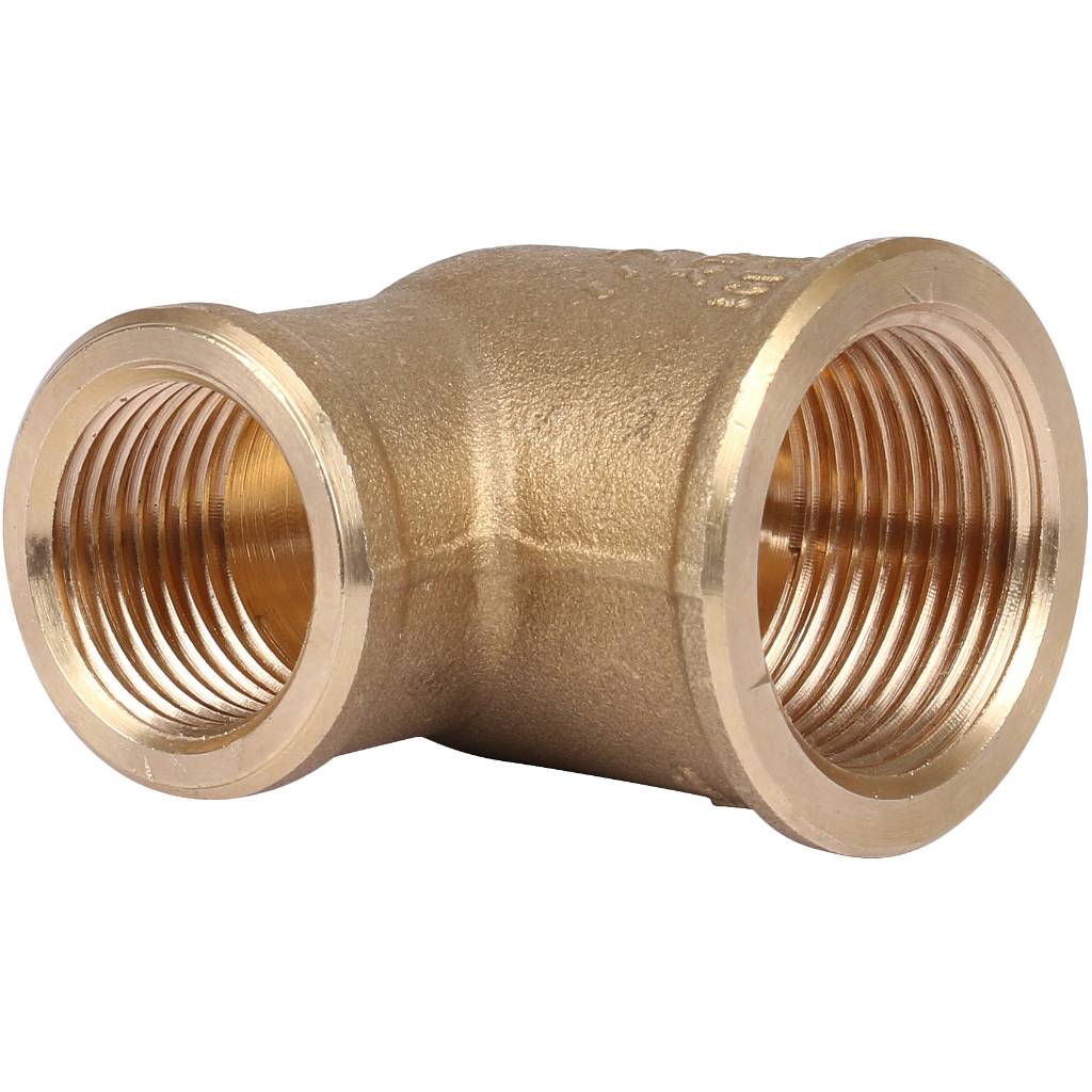 Угольник TIEMME ВВ 3/4х1/2 для стальных труб резьбовой, 1500149