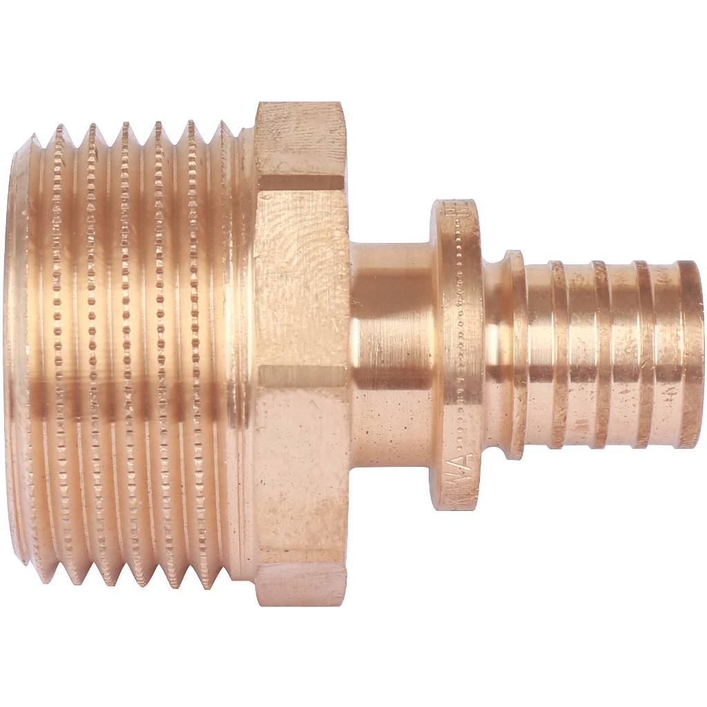 *Переходник РЕХАУ RAUTITAN с наружной резьбой 16-R 1 RX+ для труб из сшитого полиэтилена аксиальный, 14563131001