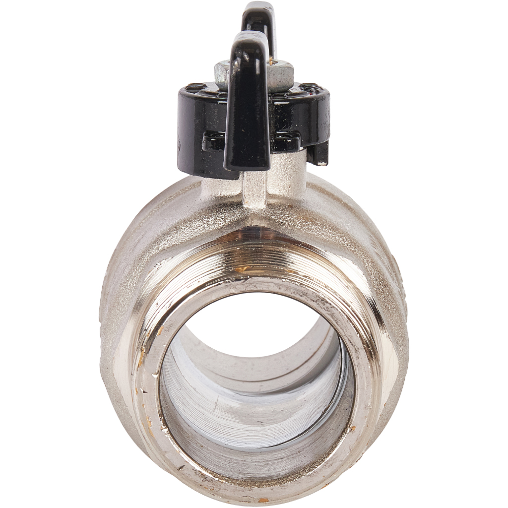 Кран шаровой STOUT полнопроходной, НР/НР, ручка бабочка 1 1/4, SVB-0006-000032