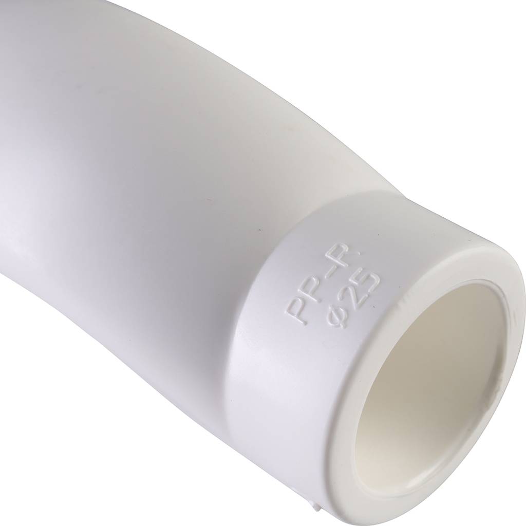 Обводное колено Политэк d=20 для полипропиленовых труб под сварку (цвет белый), 9000010025