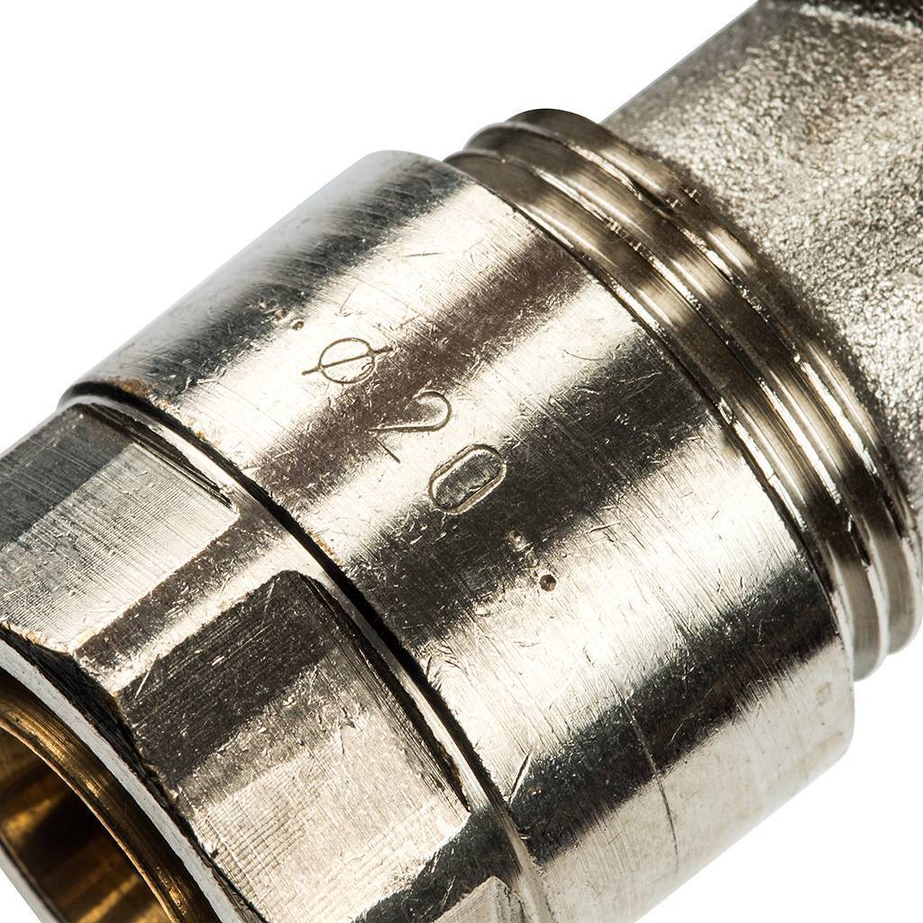 Тройник переходной Prandelli Multyrama (20.2х16.2х16.2) для металлопластиковых труб винтовой, 103.33.41.1