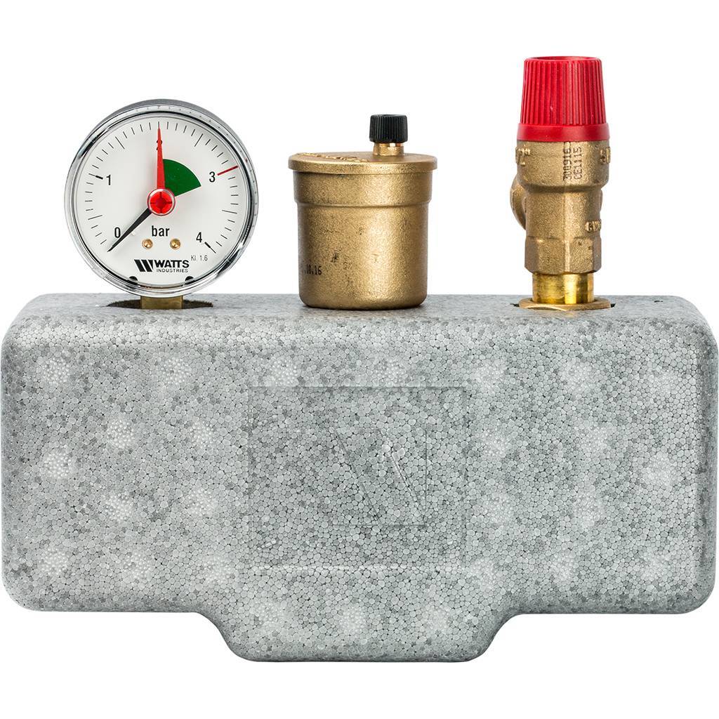 Группа безопасности в теплоизоляции Watts KSG 30/ISO2 3 бар (до 50 кВт)