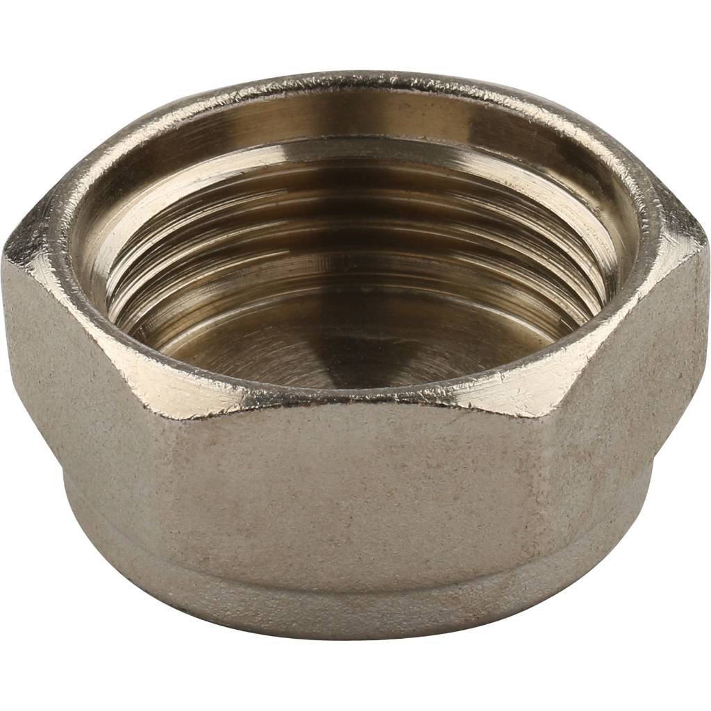 Заглушка TIEMME ВР никелированная 3/4 для стальных труб резьбовой, 1500197