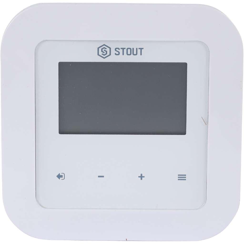 Проводной комнатный регулятор STOUT RI-1 с RS-связью, STE-0101-001007