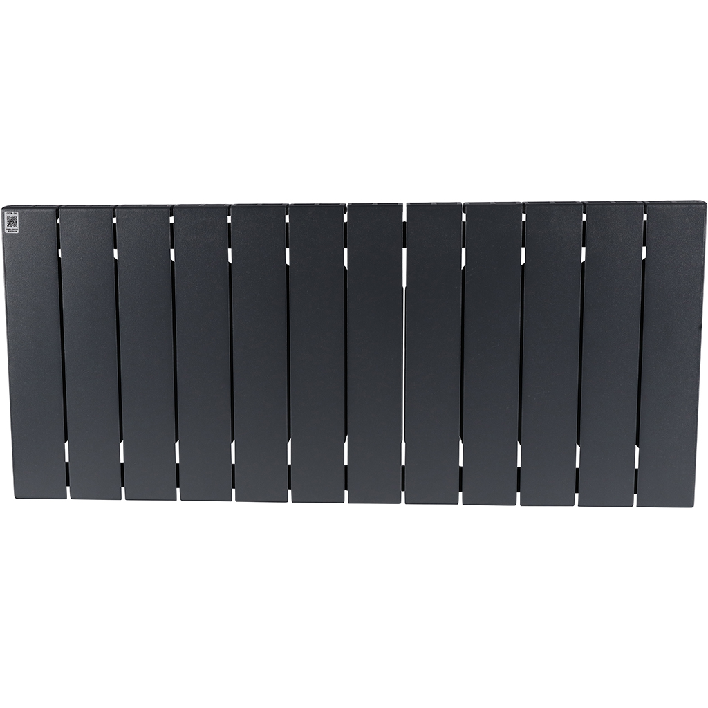 Радиатор биметаллический RIFAR SUPReMO 350 12 секций боковое подключение (Цвет ТИТАН), 4RS35-12-TI