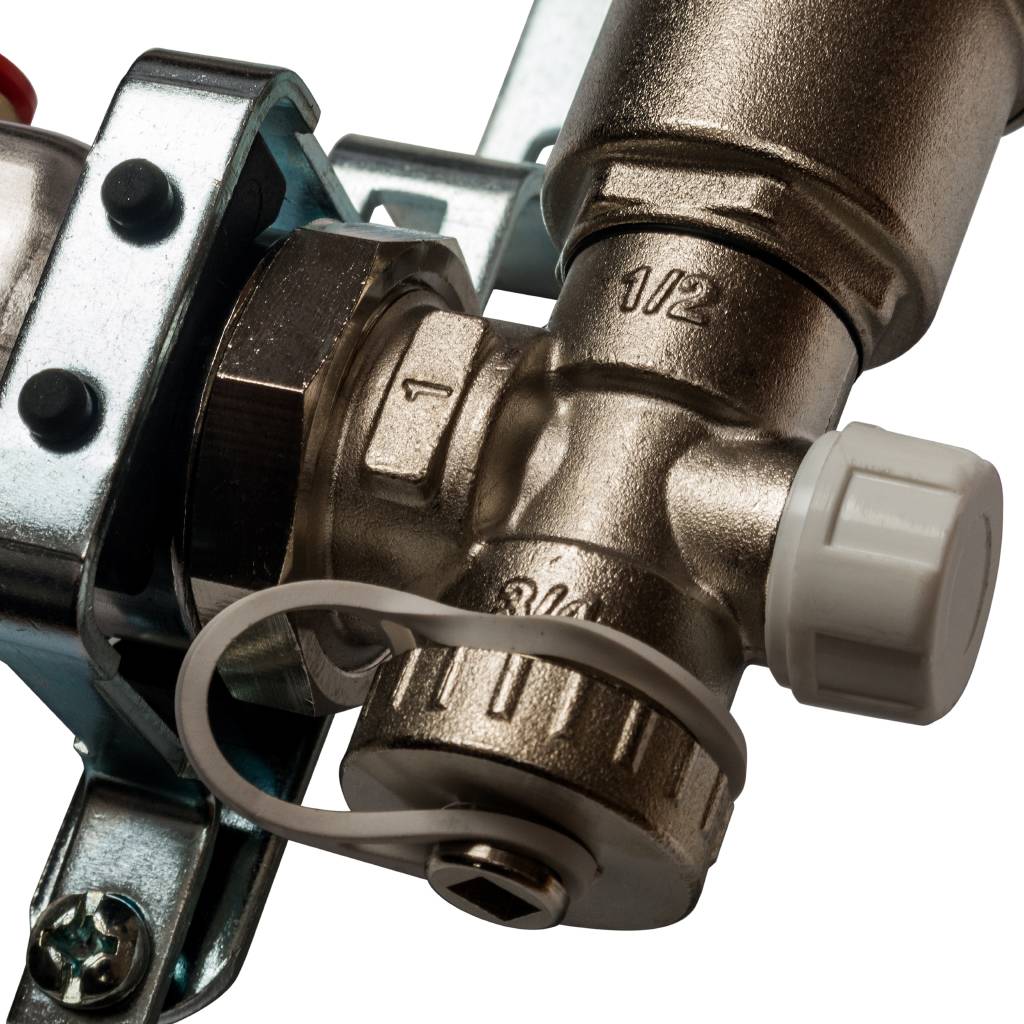 Коллектор из нержавеющей стали в сборе без расходомеров STOUT 6 выходов