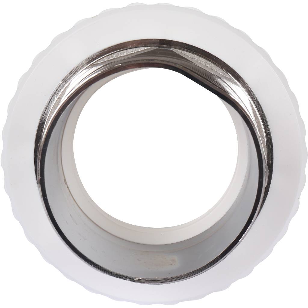 Муфта комбинированная Kalde под шестигранник (наруж. резьба, 110х4 ) для полипропиленовых труб под сварку, 3222-nmo-110406