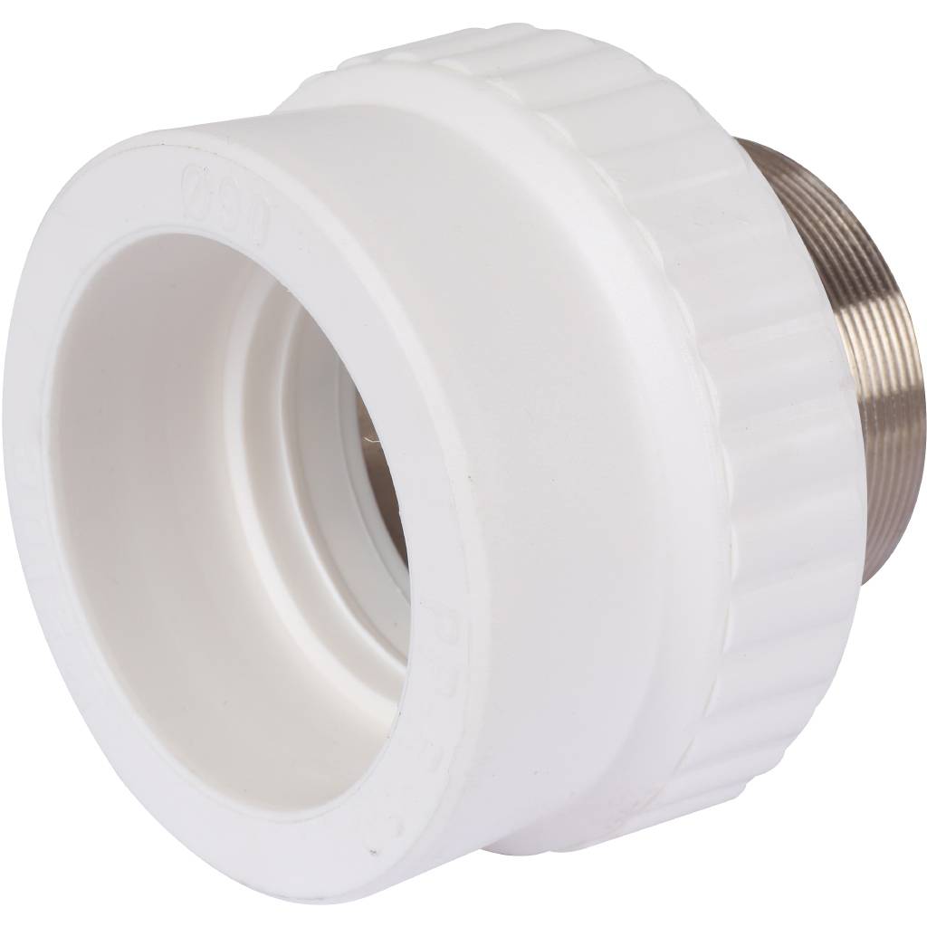 Муфта комбинированная Kalde под шестигранник (наруж. резьба, 90х3 ) для полипропиленовых труб под сварку