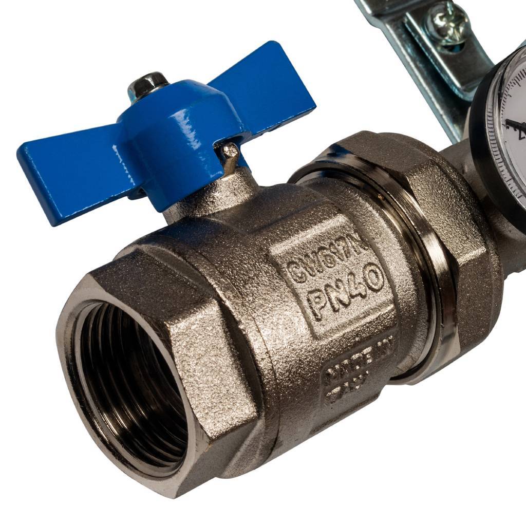 Коллектор из нержавеющей стали в сборе с расходомерами STOUT 5 выходов