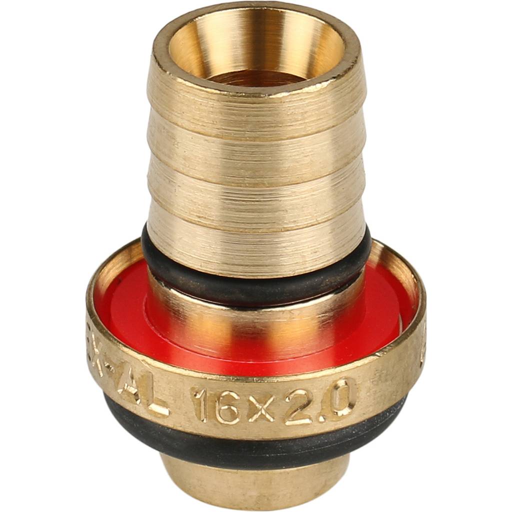 Угольник STOUT настенный с креплением 1/2 х16 для металлопластиковых труб винтовой, SFS-0008-001216