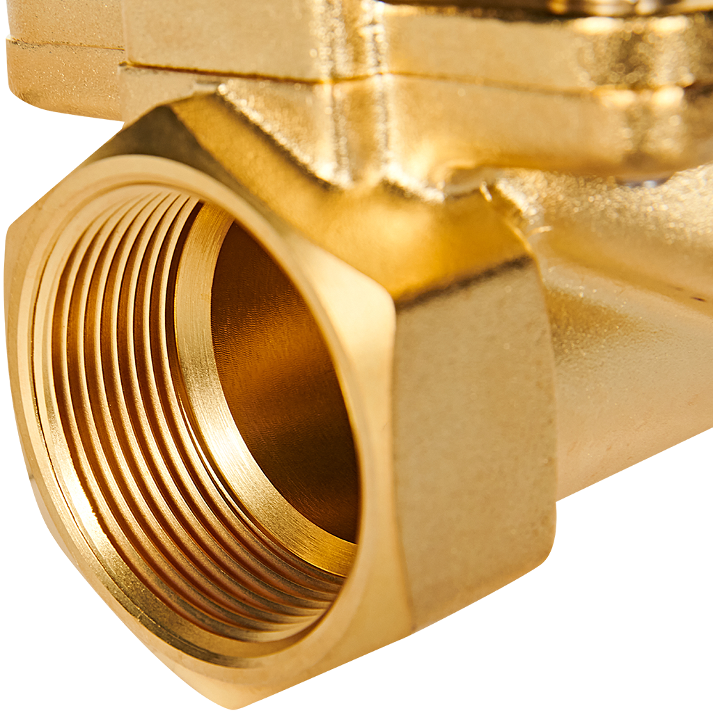 Клапан соленоидный (электромагнитный) STOUT непрямого (пилотного) действия НЗ 24В G1 1/2 SSV-0030-024040