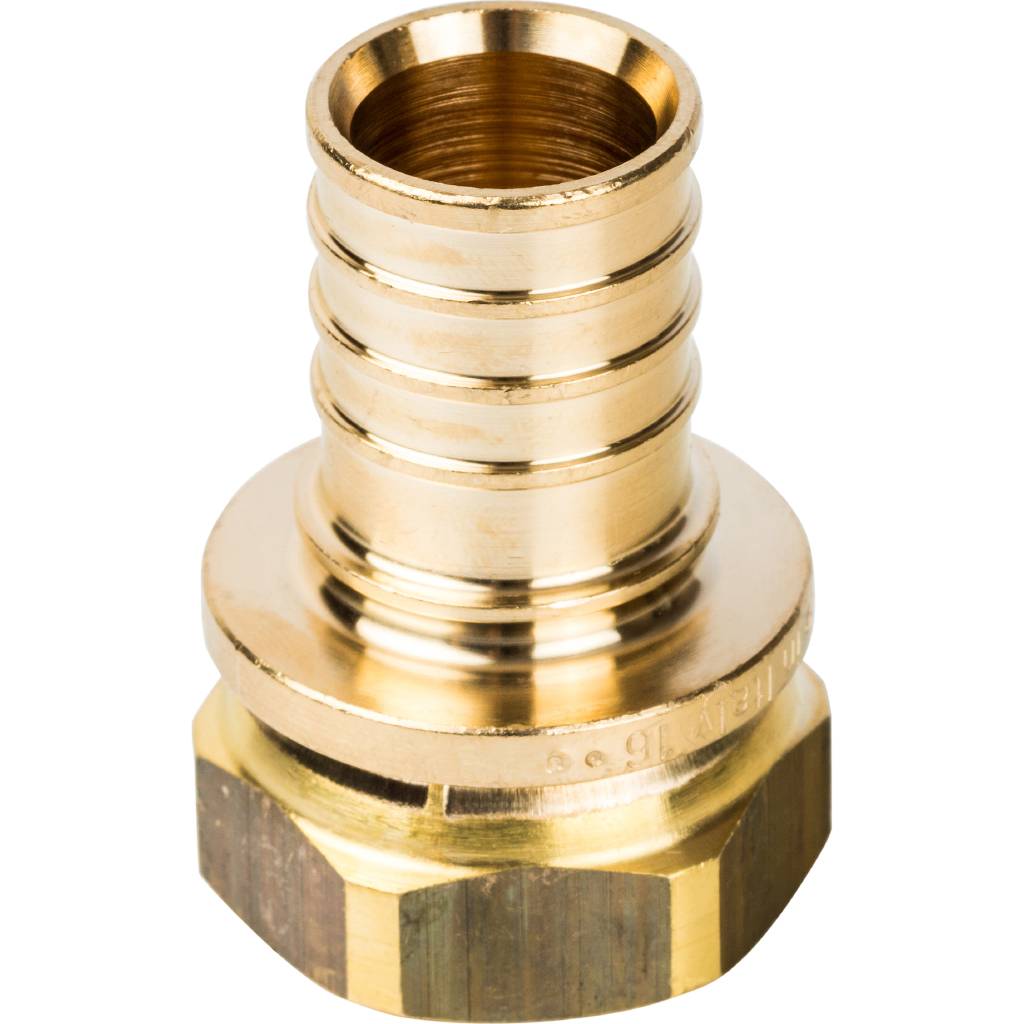 Переходник STOUT с накидной гайкой 25xG 3/4 для труб из сшитого полиэтилена аксиальный, SFA-0019-002534