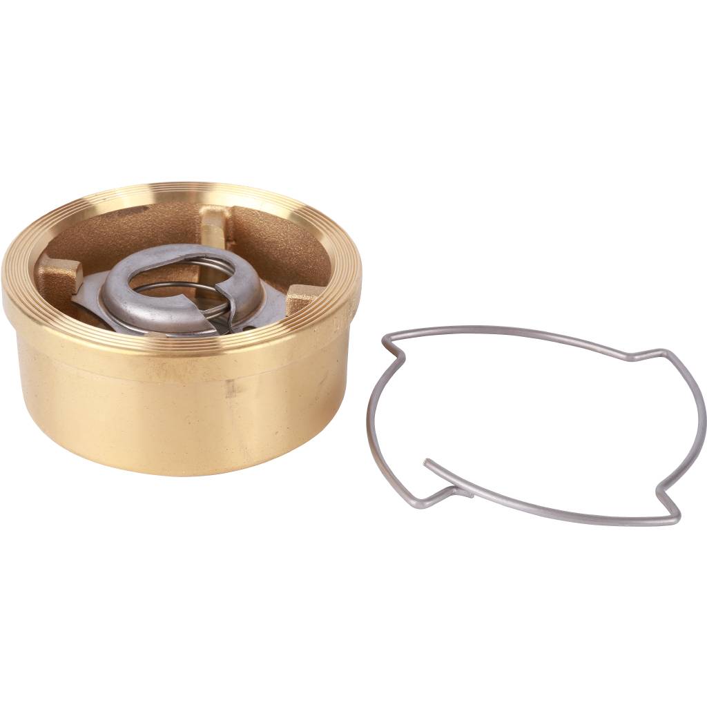 Клапан обратный осевой Tecofi Ду50 Ру16 межфланцевый из латуни, CA7441-0050