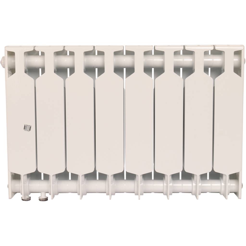 Радиатор биметаллический RIFAR SUPReMO VENTIL 350 SVR 8 секций нижнее правое подключение (белый RAL 9016), 4RS35.VR-8