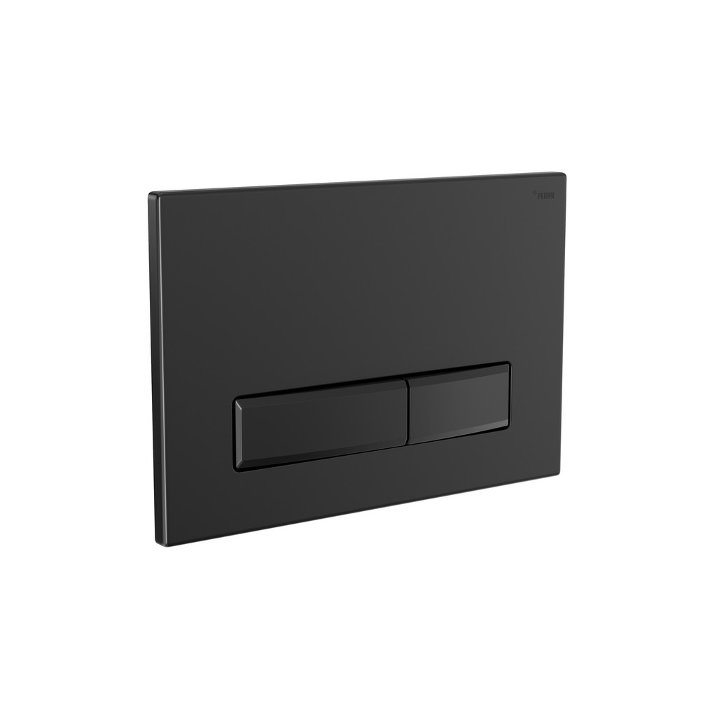 Панель смыва РЕХАУ NOVA LONG 001 с прямоугольными клавишами, пластик, черный, матовый, 19102351001