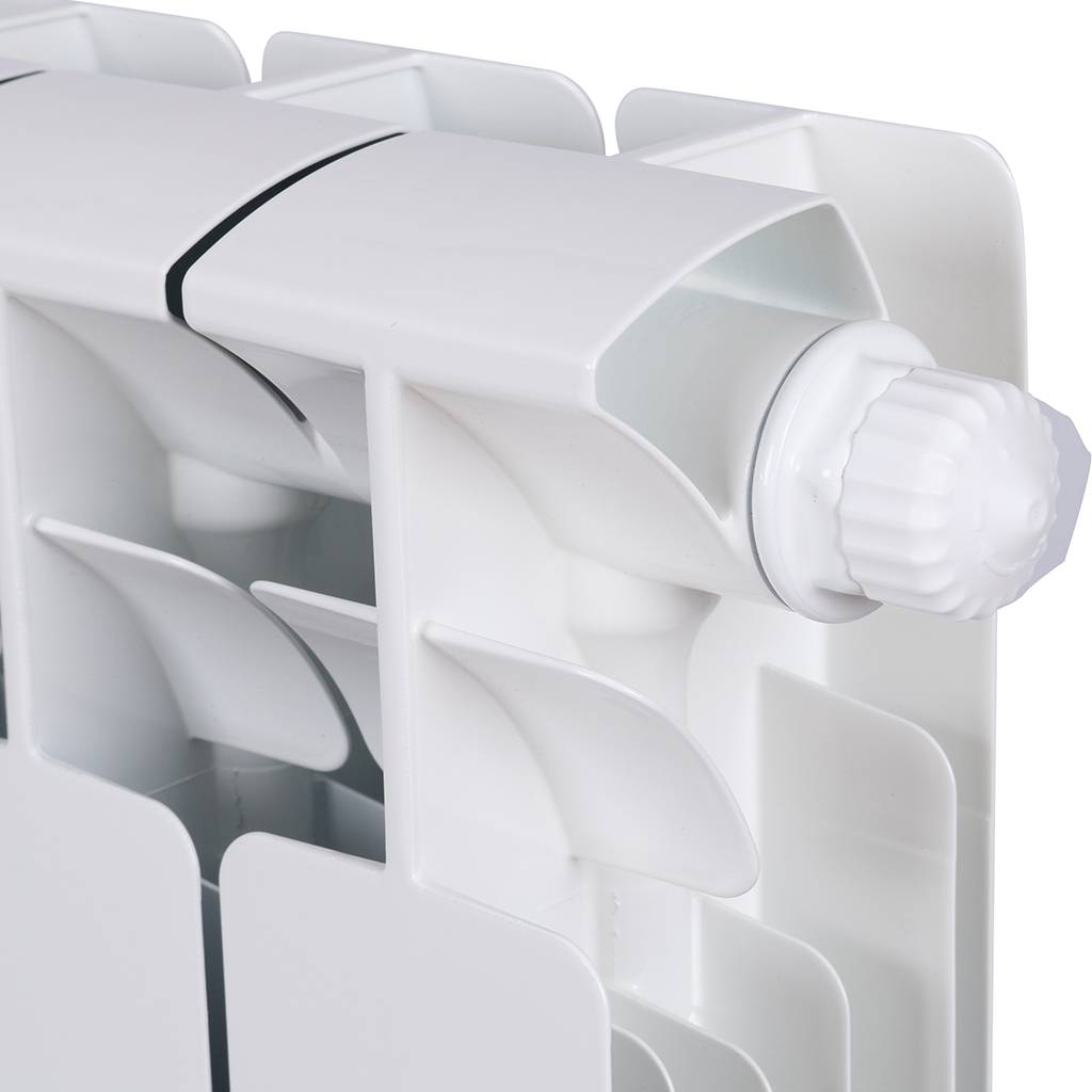 Радиатор биметаллический RIFAR BASE VENTIL 500 BVR 8 секций нижнее правое подключение (белый RAL 9016), 1RB50.VR-8