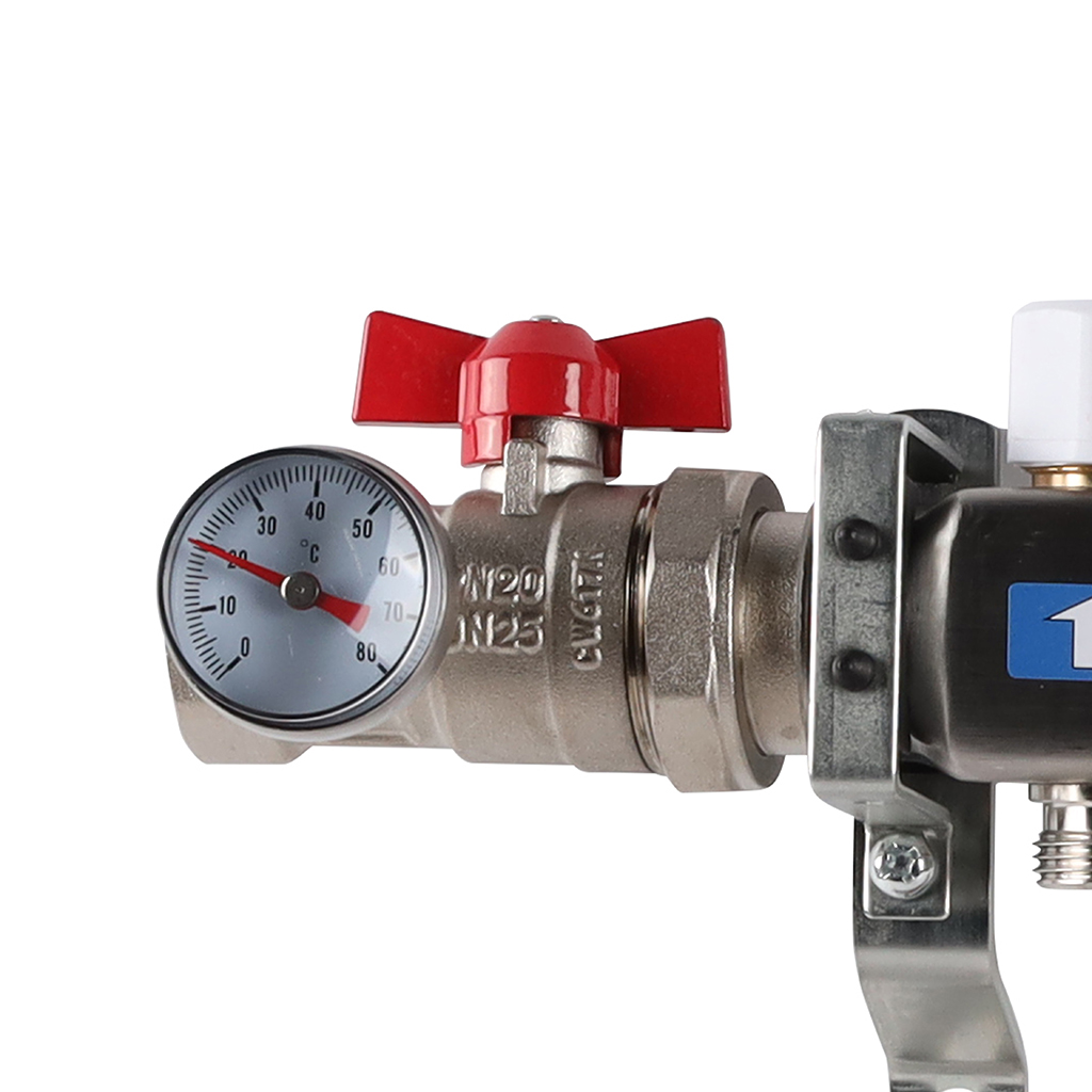 Коллектор из нержавеющей стали в сборе без расходомеров ROMMER 10 выходов, RMS-3210-000010