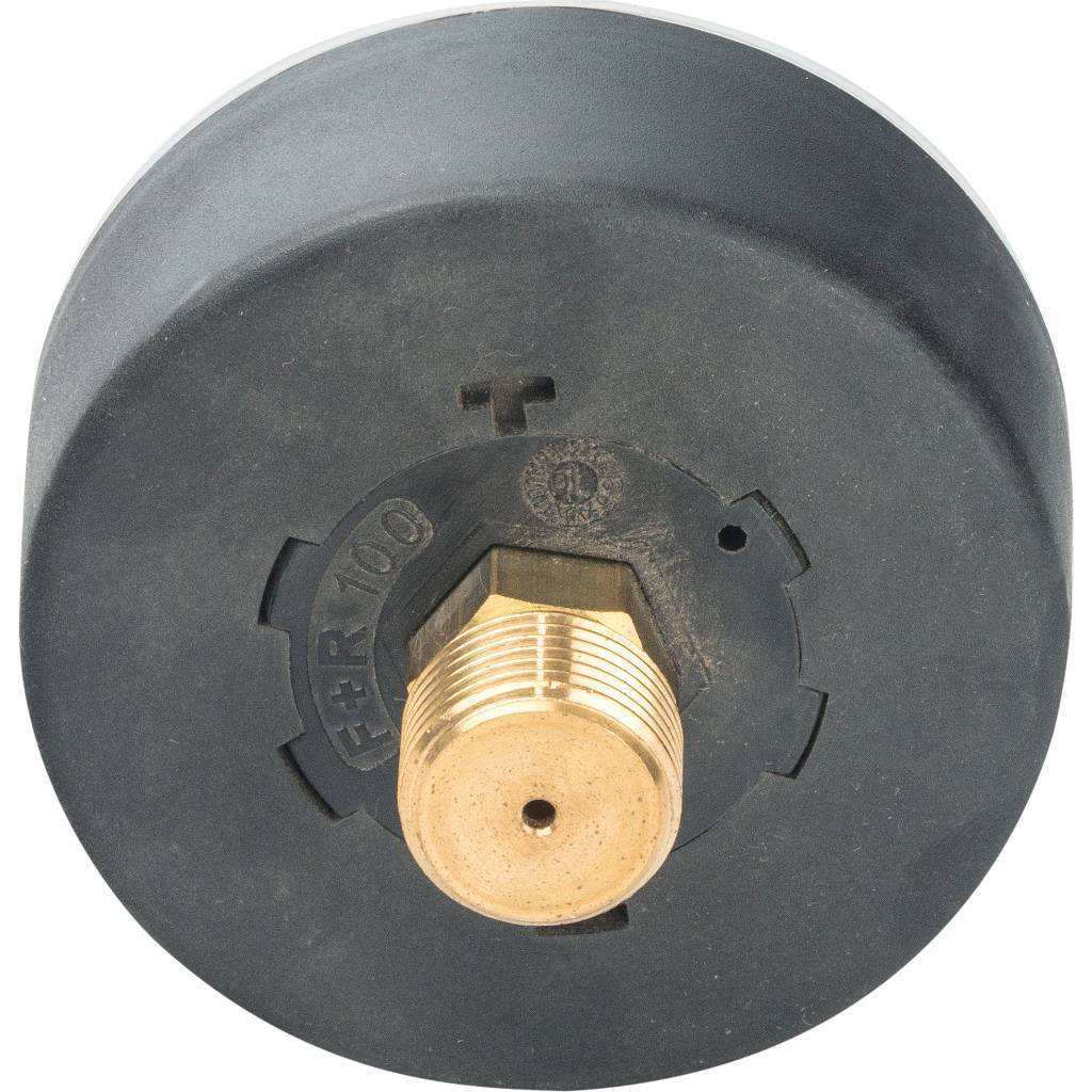 Манометр аксиальный WATTS 63мм 3/8 давление 4 бар