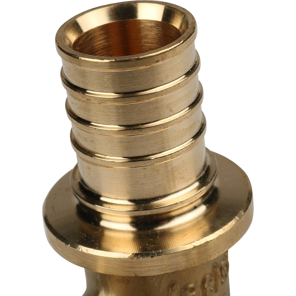 Угольник-переходник STOUT с внутренней резьбой 25xG 1 для труб из сшитого полиэтилена аксиальный, SFA-0006-002510